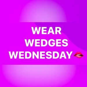 💜WEAR WEDGES WEDNESDAY💜
